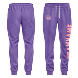 Custom Light Purple Light Pink Pants