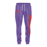 Custom Light Purple Orange Red Pants