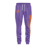 Custom Light Purple Orange Pants