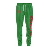 Custom Emerald Green Red Pants