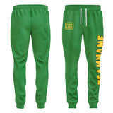 Custom Emerald Green Gold Pants