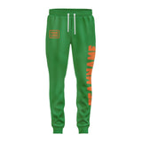 Custom Emerald Green Orange Pants