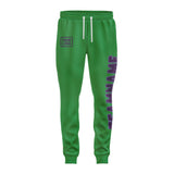 Custom Emerald Green Purple Pants