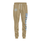 Custom Light Khaki Light Blue Pants