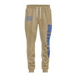 Custom Light Khaki Sky Blue Pants