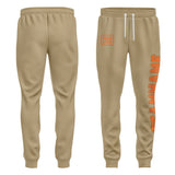 Custom Light Khaki Orange Pants