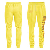 Custom Light Yellow Yellow Pants