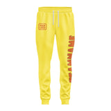 Custom Light Yellow Orange Pants