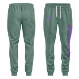 Custom Blue Green Light Purple Pants