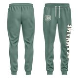 Custom Blue Green Cream Pants