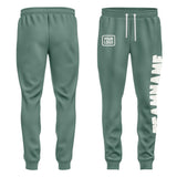 Custom Blue Green White Pants