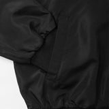 Custom Black Bomber Jacket  — Add Name/Logo