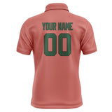 Custom Copper Rose Green Short-Sleeve Polo Shirt