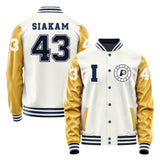 Indiana Pacers #43 Pascal Siakam Varsity Letter Jacket