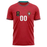 Portugal FIFA 2026 World Cup Home Soccer Jersey Style – With Custom Name and Number