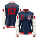 Cleveland Guardians #57 Shane Bieber Varsity Letter Jacket