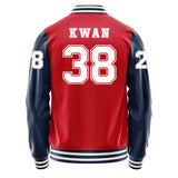 Cleveland Guardians #38 Steven Kwan Varsity Letter Jacket