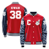 Cleveland Guardians #38 Steven Kwan Varsity Letter Jacket