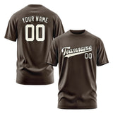 Custom Brown Cream T-Shirt