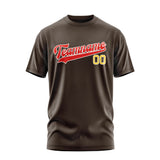 Custom Brown Orange Red T-Shirt