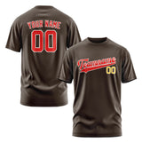 Custom Brown Orange Red T-Shirt