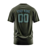Custom Olive Blue Green T-Shirt