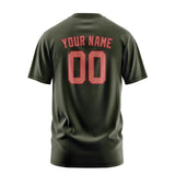 Custom Olive Copper Rose T-Shirt