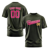 Custom Olive Pink T-Shirt