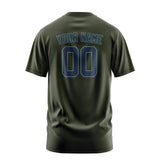 Custom Olive Blue T-Shirt