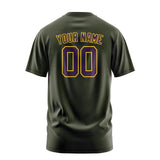 Custom Olive Purple T-Shirt