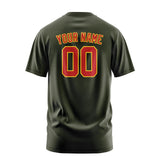 Custom Olive Red T-Shirt