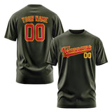 Custom Olive Red T-Shirt
