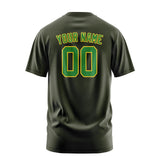 Custom Olive Emerald Green T-Shirt