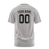 Custom Gray Black T-Shirt