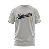 Custom Gray Black T-Shirt