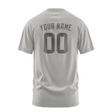 Custom Gray Dark Grey T-Shirt