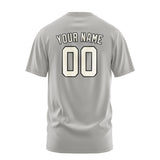 Custom Gray Cream T-Shirt