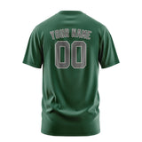 Custom Green Dark Grey T-Shirt