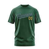 Custom Green Blue Green T-Shirt