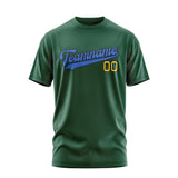 Custom Green Sky Blue T-Shirt