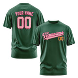 Custom Green Light Pink T-Shirt