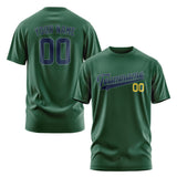 Custom Green Blue T-Shirt