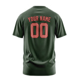Custom Dark Green Copper Rose T-Shirt