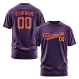 Custom Purple Copper Rose T-Shirt