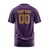 Custom Purple Khaki T-Shirt