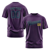 Custom Purple Blue T-Shirt