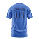 Custom Sky Blue Sky Blue T-Shirt