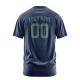 Custom Blue Blue Green T-Shirt