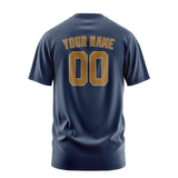 Custom Blue Khaki T-Shirt