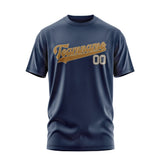 Custom Blue Khaki T-Shirt